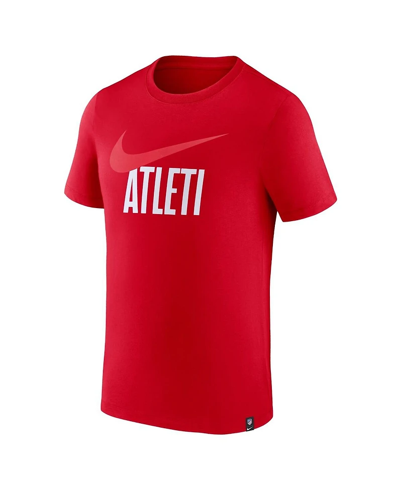 Men's Nike Red Atletico de Madrid Swoosh T-shirt