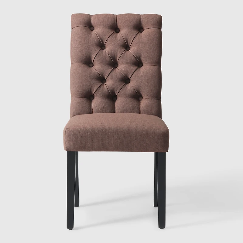 WestinTrends Upholstered Button Tufted Dining Side Chair