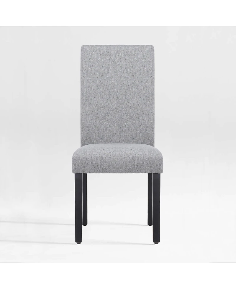WestinTrends Upholstered Linen Fabric Dining Chair