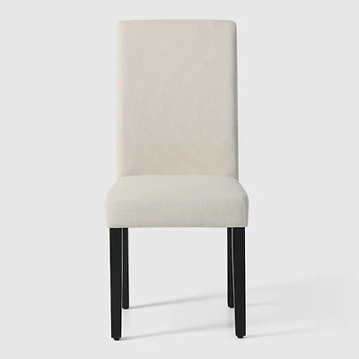 WestinTrends Upholstered Linen Fabric Dining Chair