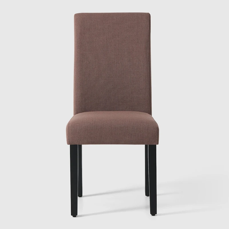 WestinTrends Upholstered Linen Fabric Dining Chair