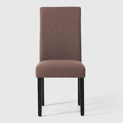 WestinTrends Upholstered Linen Fabric Dining Chair