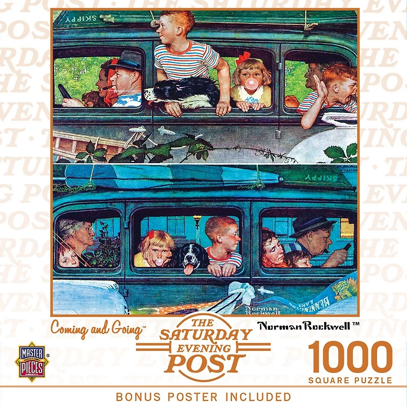 MasterPieces Saturday Evening Post - Coming and Going 1000 Piece Puzzle