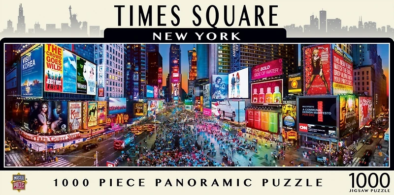 MasterPieces Times Square 1000 Piece Panoramic Jigsaw Puzzle