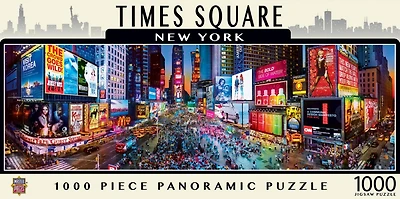 Masterpieces Times Square 1000 Piece Panoramic Jigsaw Puzzle