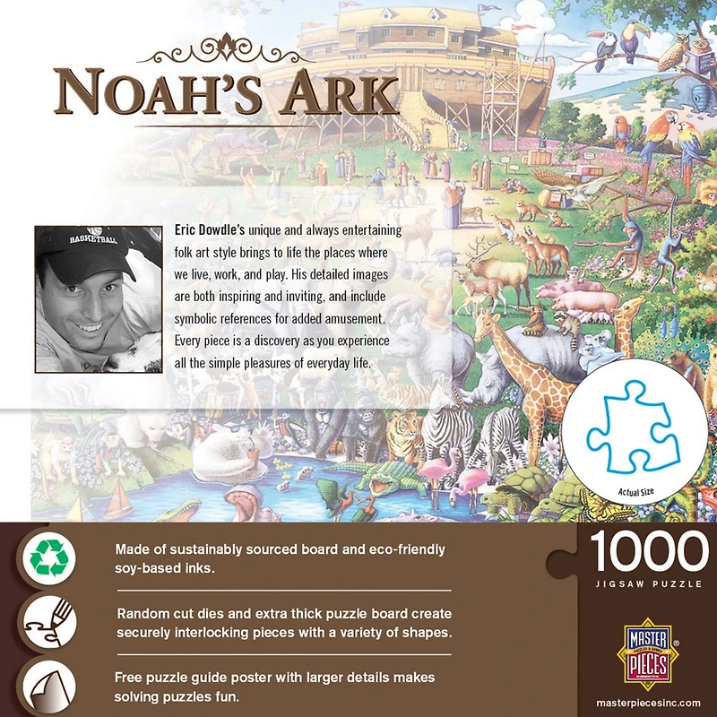 MasterPieces Noah's Ark - 1000 Piece Jigsaw Puzzle for Adults