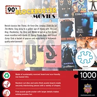 MasterPieces 90's Blockbusters 1000 Piece Jigsaw Puzzle for Adults
