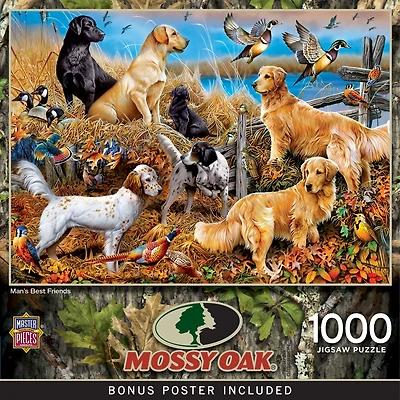 Masterpieces Mossy Oak - Man's Best Friend 1000 Piece Jigsaw Puzzle