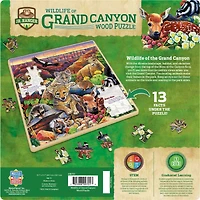 Masterpieces Jr. Ranger - Wildlife of the Grand Canyon 48 Piece Wood Puzzle