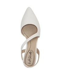 LifeStride Women's Santorini Asymmetrical Slingback Pumps