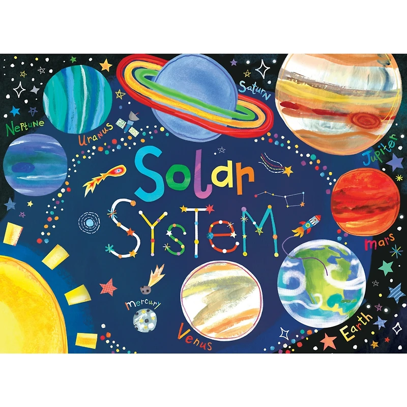 Masterpieces Hello, World! - Solar System 60 Piece Jigsaw Puzzle