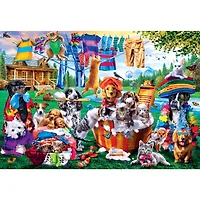 Masterpieces Ez Grip - Laundry Day Rascals 1000 Piece Jigsaw Puzzle