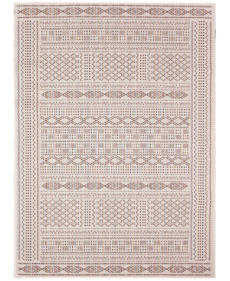 Liora Manne' Panel Stripe 3'3" x 4'11" Outdoor Area Rug
