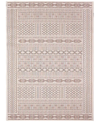 Liora Manne' Panel Stripe 3'3" x 4'11" Outdoor Area Rug