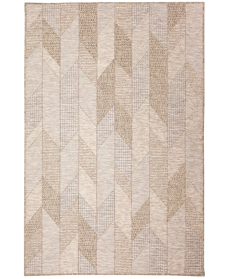 Liora Manne' Orly Angles 6'6" x 9'3" Outdoor Area Rug