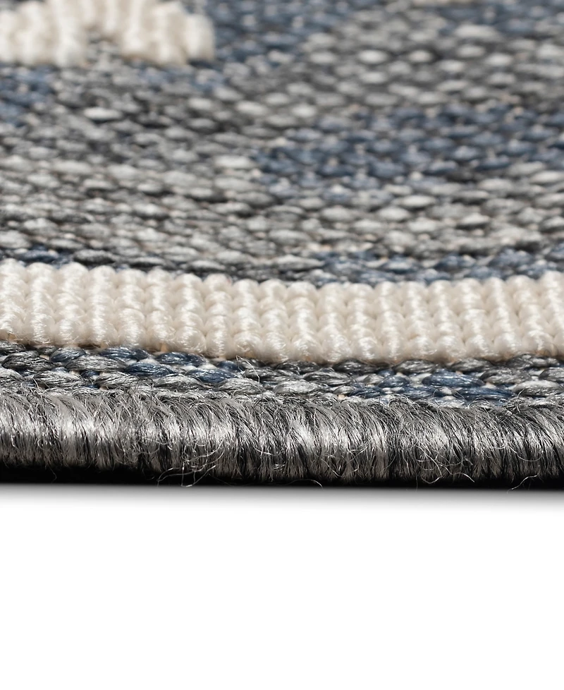 Liora Manne' Cove Coral 7'10" x 9'10" Outdoor Area Rug