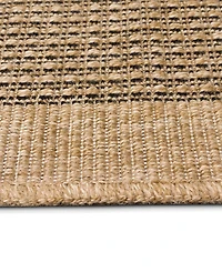 Liora Manne' Sahara Texture Border 3'3" x 4'11" Outdoor Area Rug