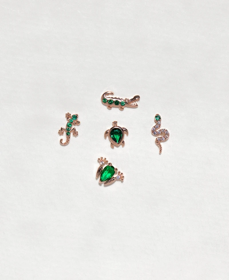 Girls Crew Women's Emerald Rainforest Stud Set