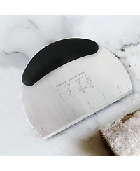 Zulay Kitchen Multi-purpose Bench Scraper And Chopper - Round