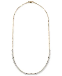 Wrapped Diamond 16" Collar Necklace (1 ct. t.w.), Created for Macy's