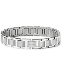 Caravelle designed by Bulova Men's Modern Stainless Steel Bracelet Watch 40mm Gift Set