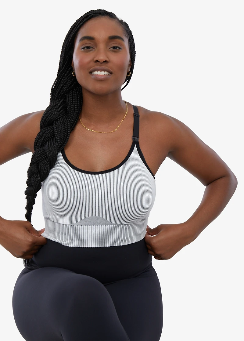 Ingrid + Isabel Maternity Seamless Nursing Sports Bra