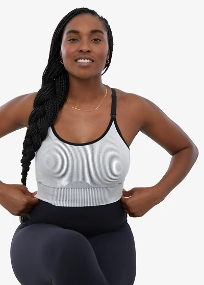 Ingrid + Isabel Maternity Seamless Nursing Sports Bra