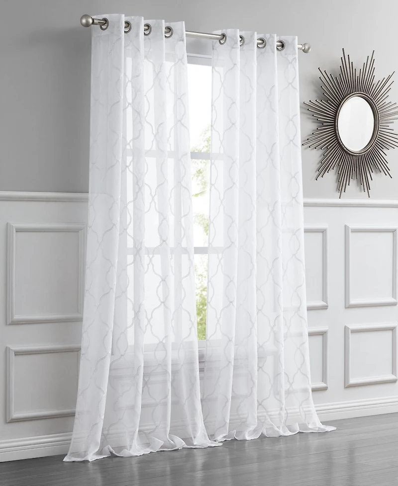 Dainty Home Springfield Window Panel, 54" x 84"