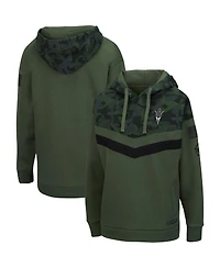 Women's Colosseum Olive, Camo Arizona State Sun Devils Oht Military-Inspired Appreciation Extraction Chevron Pullover Hoodie