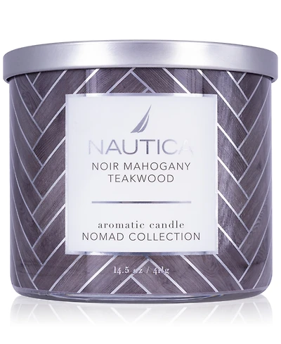 Nautica Noir Mahogany Teakwood Candle, 14.5 oz.