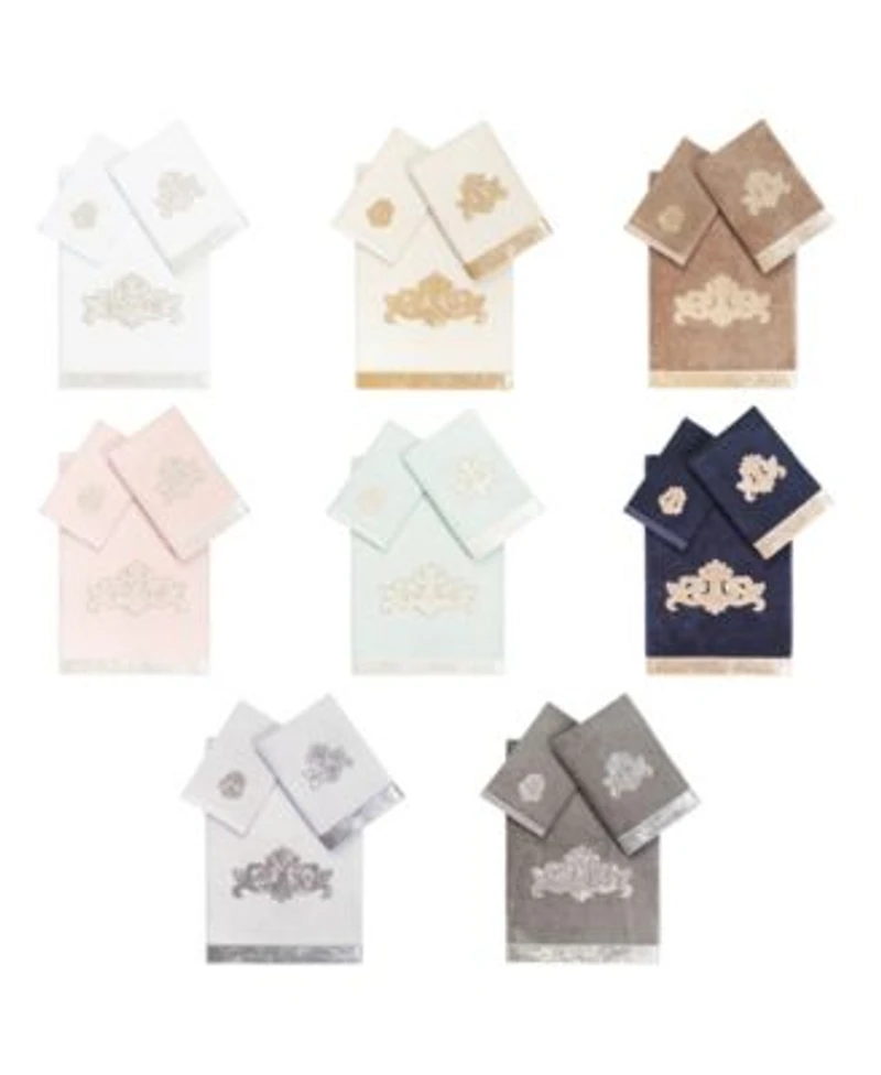 Linum Home Turkish Cotton May Embellished Bath Towel Sets