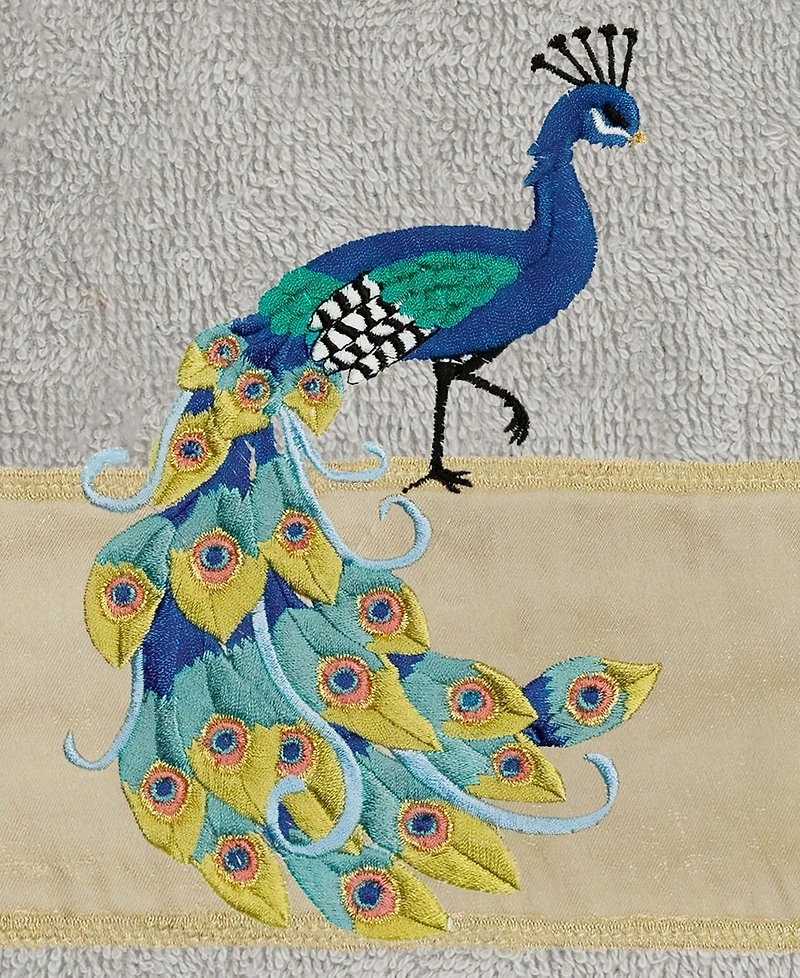 Linum Home Turkish Cotton Penelope Embellished 2-Pc. Hand Towel Set