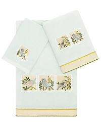 Linum Home Turkish Cotton Belinda Embellished -Pc. Bath Towel Set