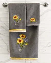 Linum Home Turkish Cotton Girasol Embellished -Pc. Bath Towel Set