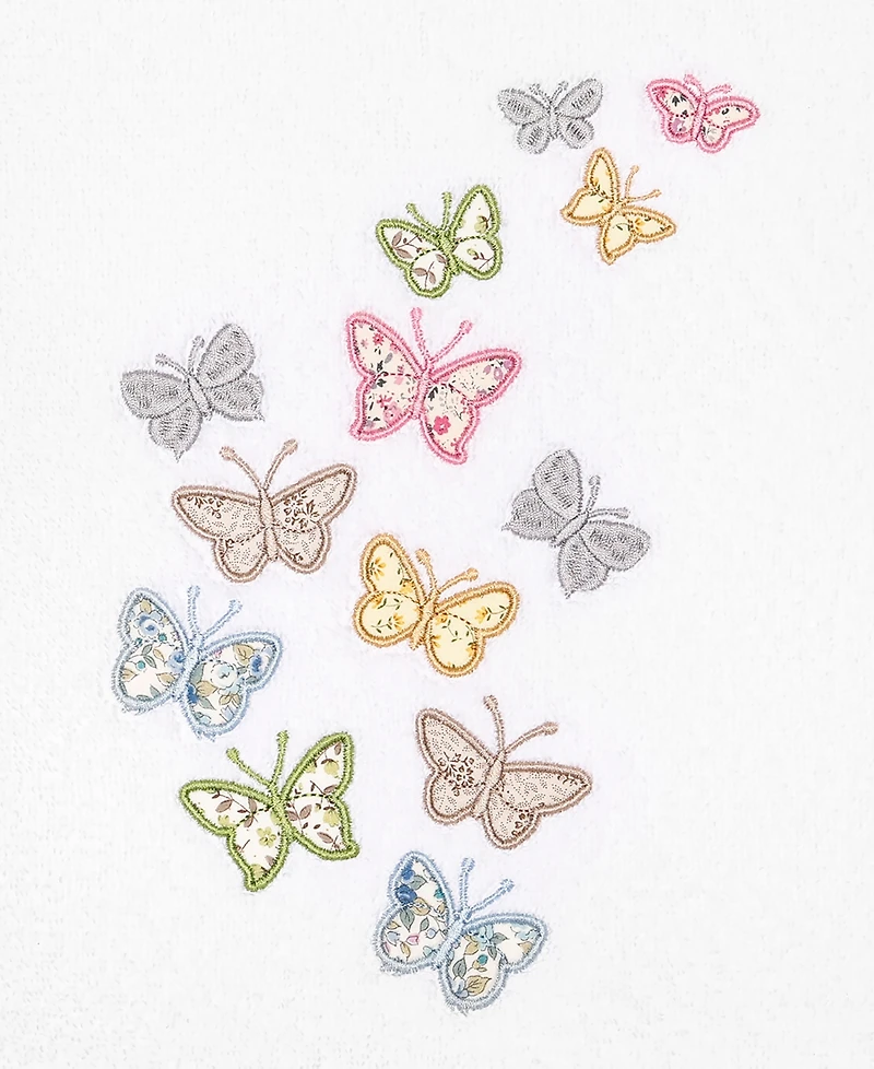 Linum Home Turkish Cotton Mariposa Embellished -Pc. Bath Towel Set