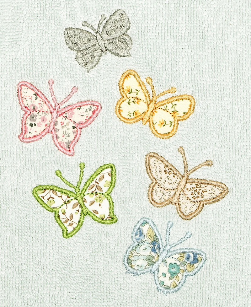 Linum Home Turkish Cotton Mariposa Embellished -Pc. Bath Towel Set