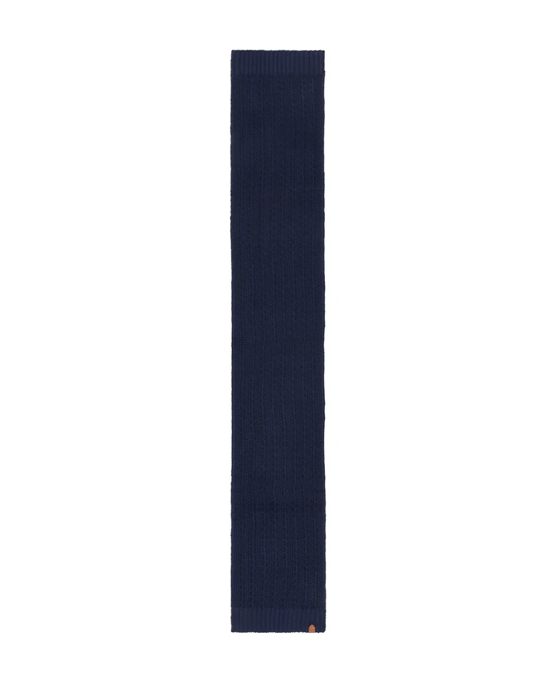 Coach Men's Leather Patch Cable Scarf