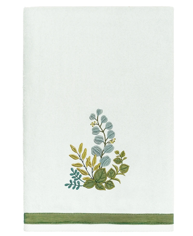Linum Home Turkish Cotton Botanica Embellished -Pc. Bath Towel Set