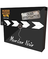 University Games Murder Mystery Party Case Files, Murder Noir Set, 53 Piece