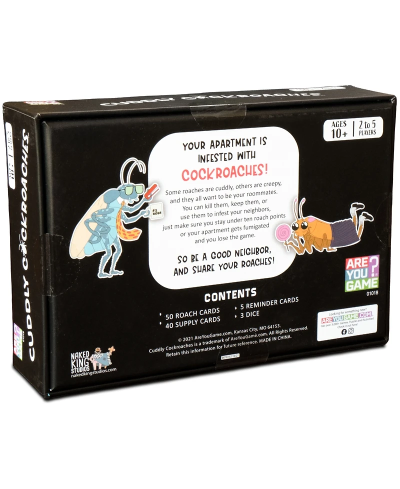 Areyougame Cuddly Cockroaches Set, 98 Piece