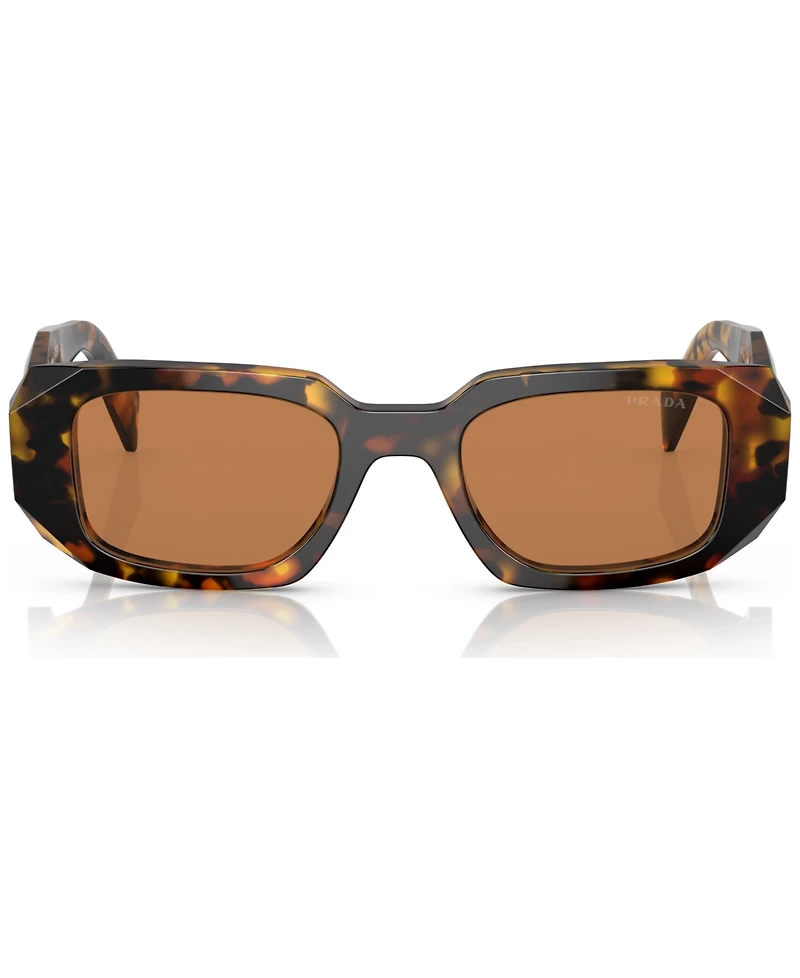 Prada Women's Symbole Rectangular Sunglasses, PR17WS