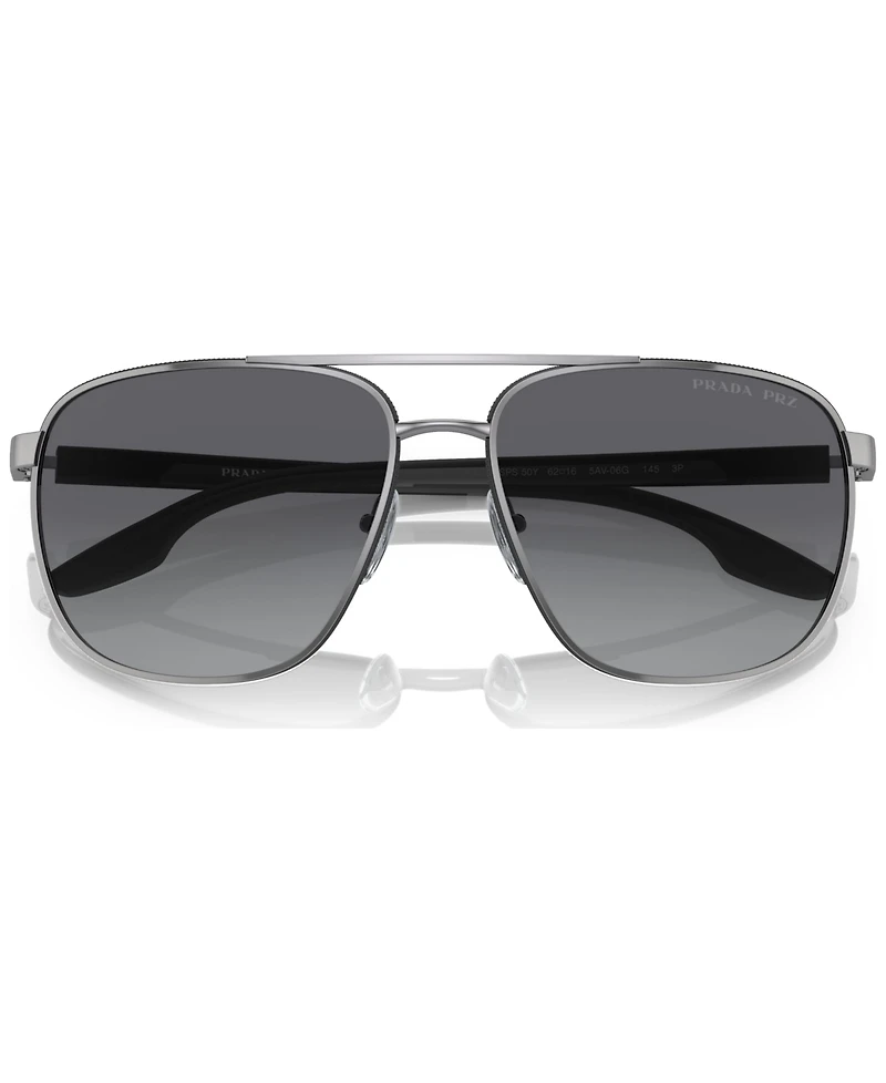Prada Linea Rossa Men's Polarized Sunglasses, Ps 50YS62-yp