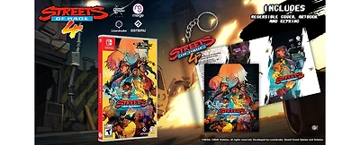 Streets of Rage 4 - Switch [Reversible Cover, Keyring & Artbook]