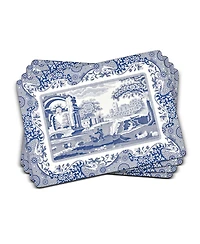 Spode Blue Italian Placemats, Set of 4