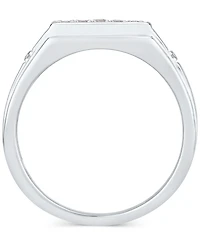 Men's Diamond Square Cluster Ring (5/8 ct. t.w.) in 10k White Gold