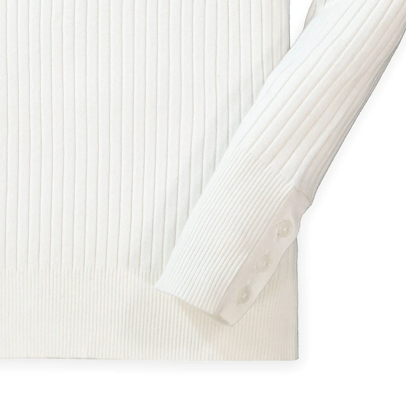 Hope & Henry Women's' Rib Knit Sweater Top