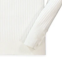 Hope & Henry Women's' Rib Knit Sweater Top