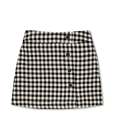 Hope & Henry Womens' Flannel Mini Skirt
