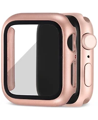 WITHit Rose Gold-Tone Protective Glass with Integrated Protective Case designed for 42mm (Series 1-3 only) Apple Watch