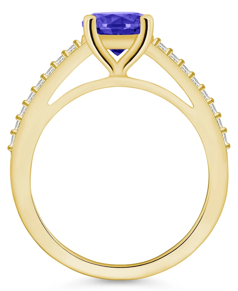 Macy's Tanzanite (1-3/8 Ct. t.w.) and Diamond (1/6 Ring